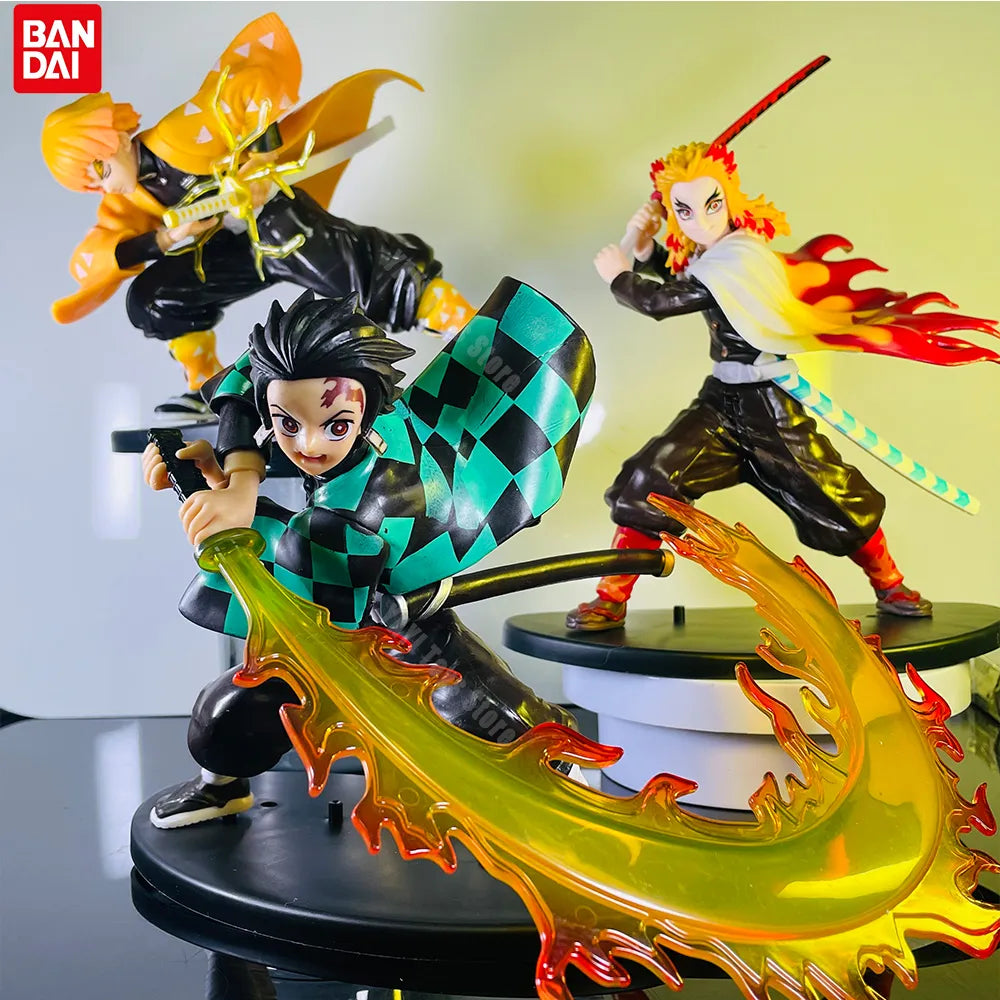 Tanjirou, Zenitsu, Kyoujurou Figur - Demon Slayer