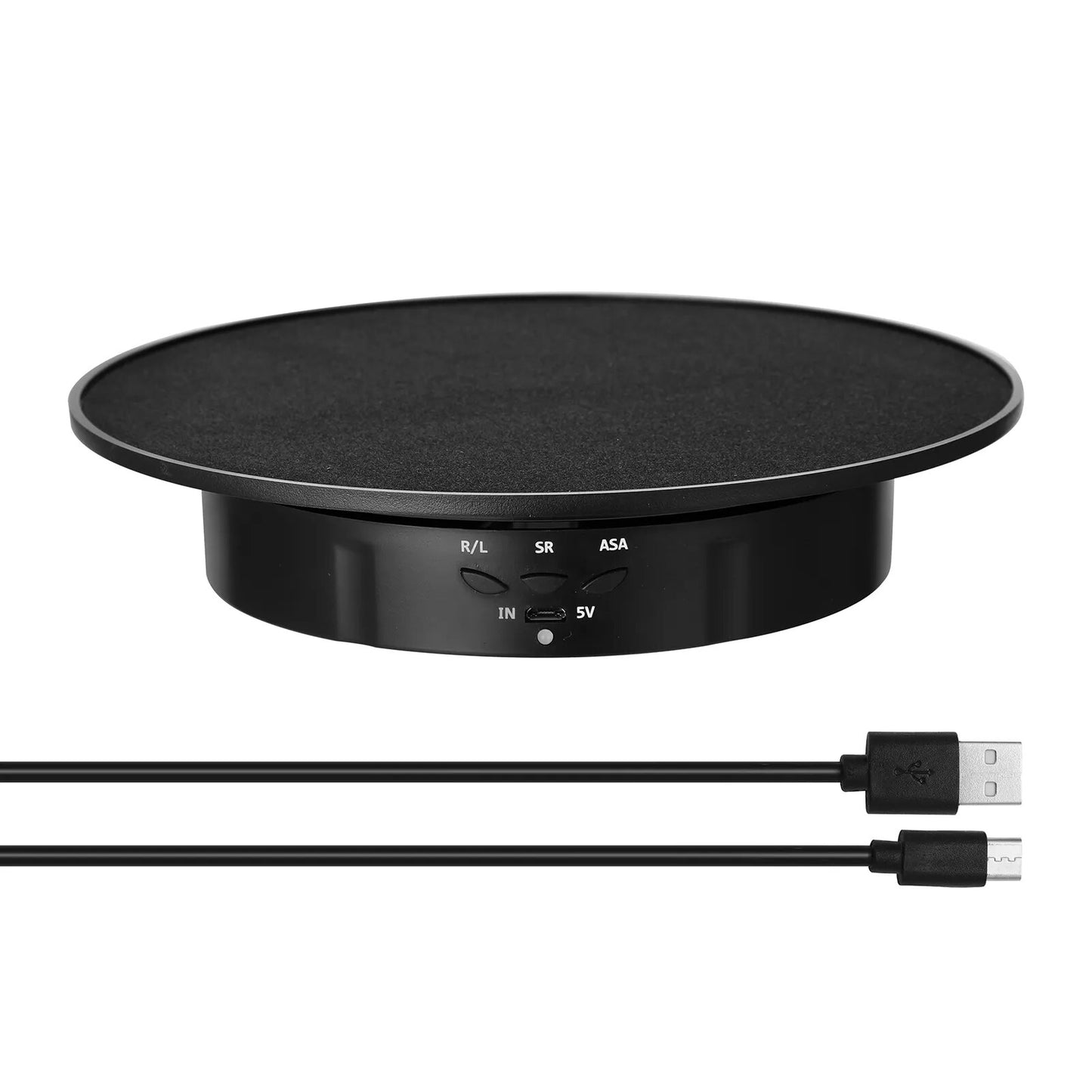 Three Speed ​​Electric Rotating Display Stand Mirror 360 Degree Turntable for Figures 200mm 