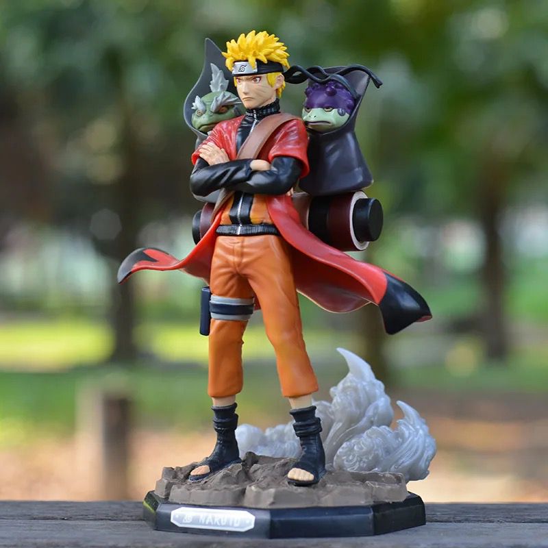 Naruto Sage Mode mit Fukasaku und Shima 23cm MIT LED